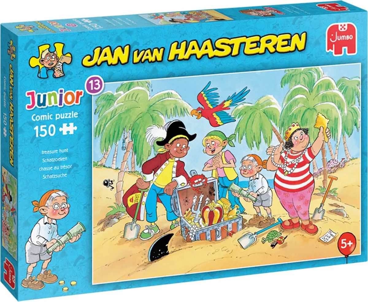 Jan van Haasteren Junior Schatzoeken Puzzel 150 Stuks - Multicolor