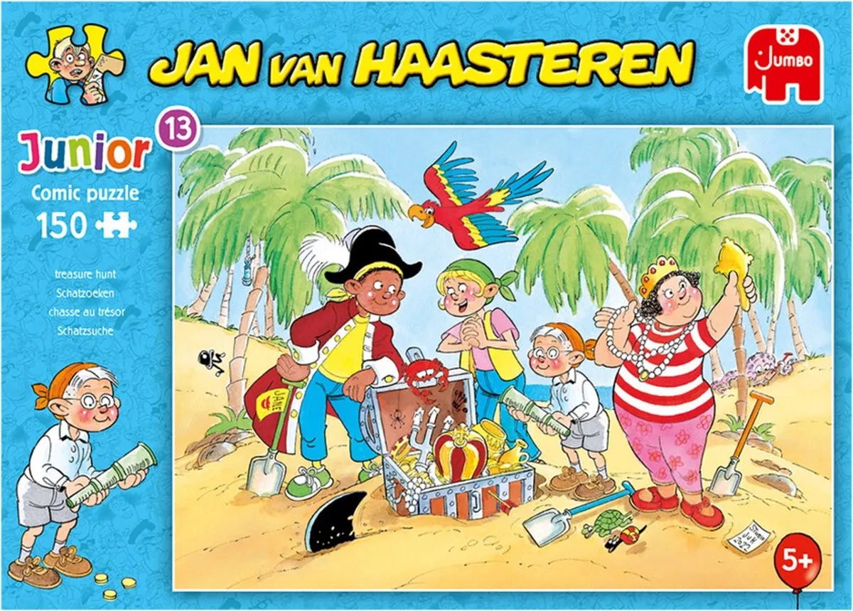 Jan van Haasteren Junior Schatzoeken Puzzel 150 Stuks - Multicolor