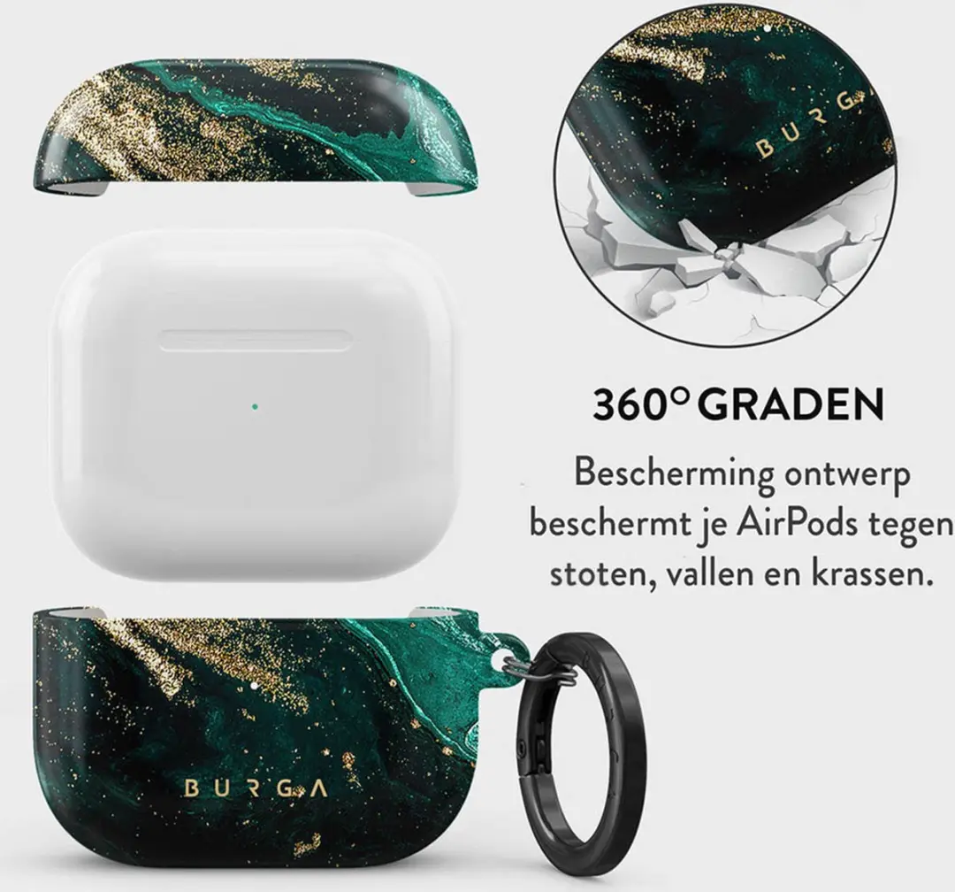 Burga Hardcase Apple AirPods Pro 3 - Emerald Pool