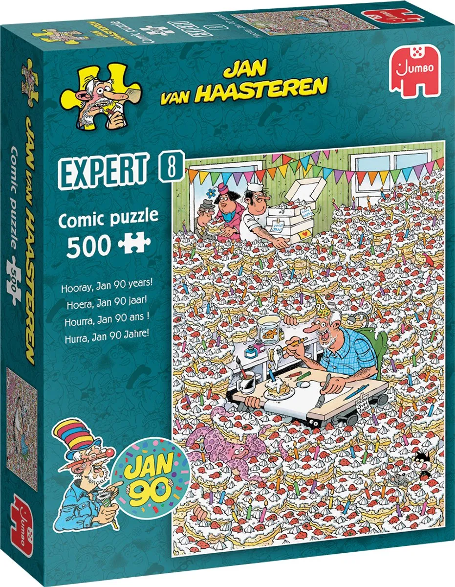 Jan van Haasteren Expert 8 - 500 Stuks - Meerkleurig