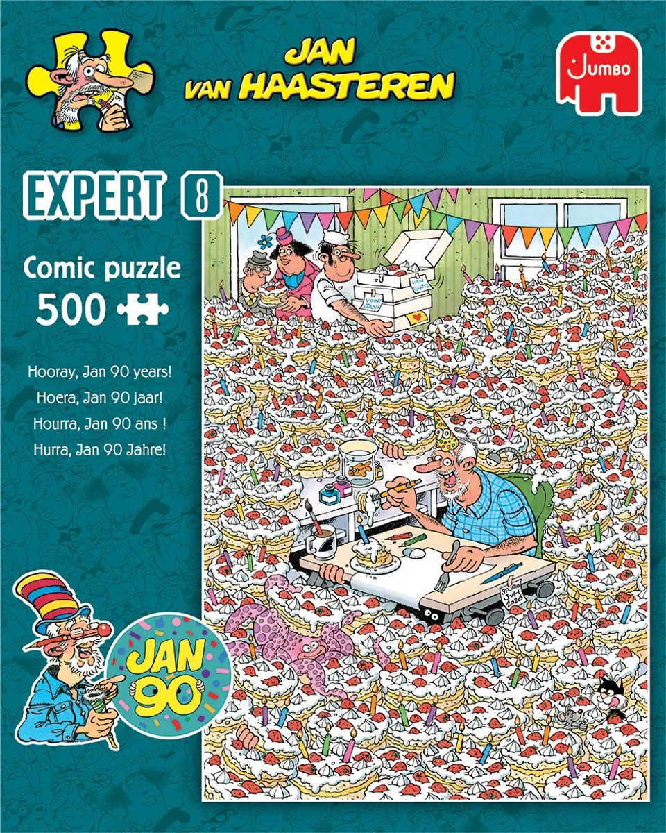 Jan van Haasteren Expert 8 - 500 Stuks - Meerkleurig