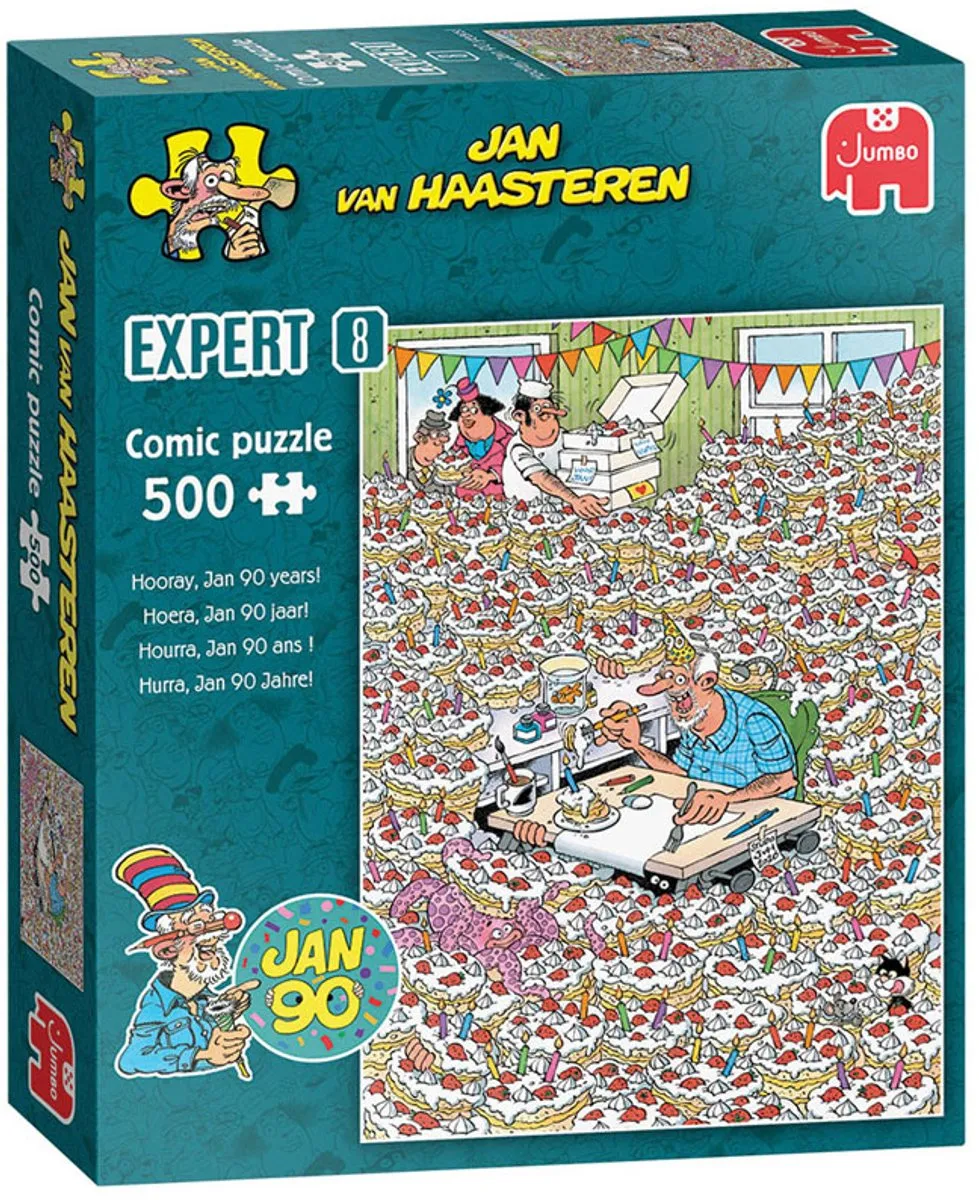 Jan van Haasteren Expert 8 - 500 Stuks - Meerkleurig