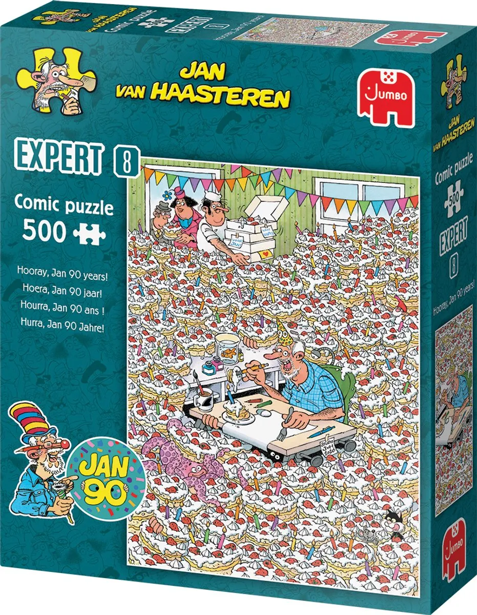 Jan van Haasteren Expert 8 - 500 Stuks - Meerkleurig