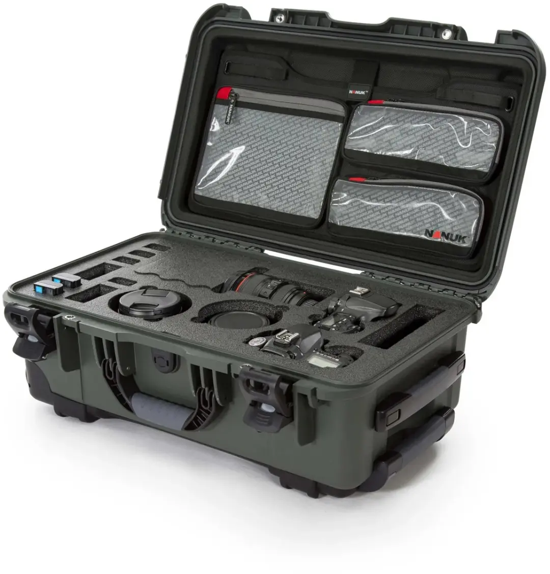 Nanuk 935 Camera Case - DSLR - Olive