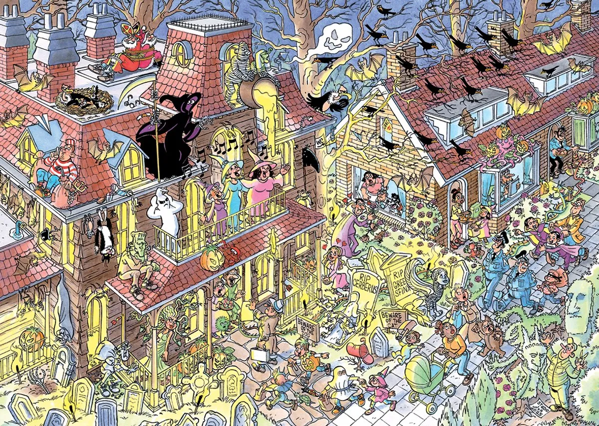 Jan van Haasteren Trick or Treat Puzzel 500 Stuks - Meerkleurig