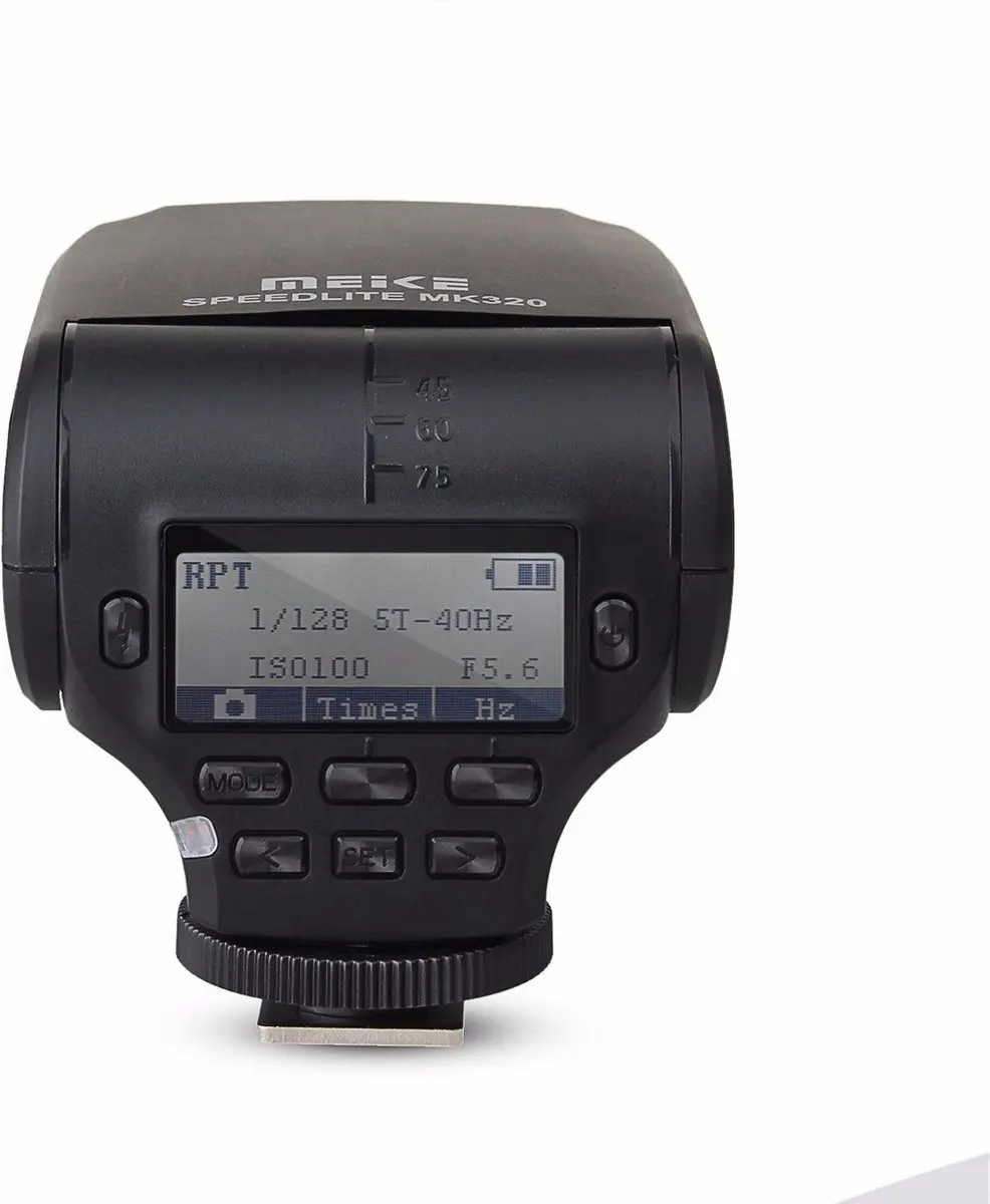 Meike MK-320 Speedlite Flitser - Canon - Zwart - afbeelding 4 van 6