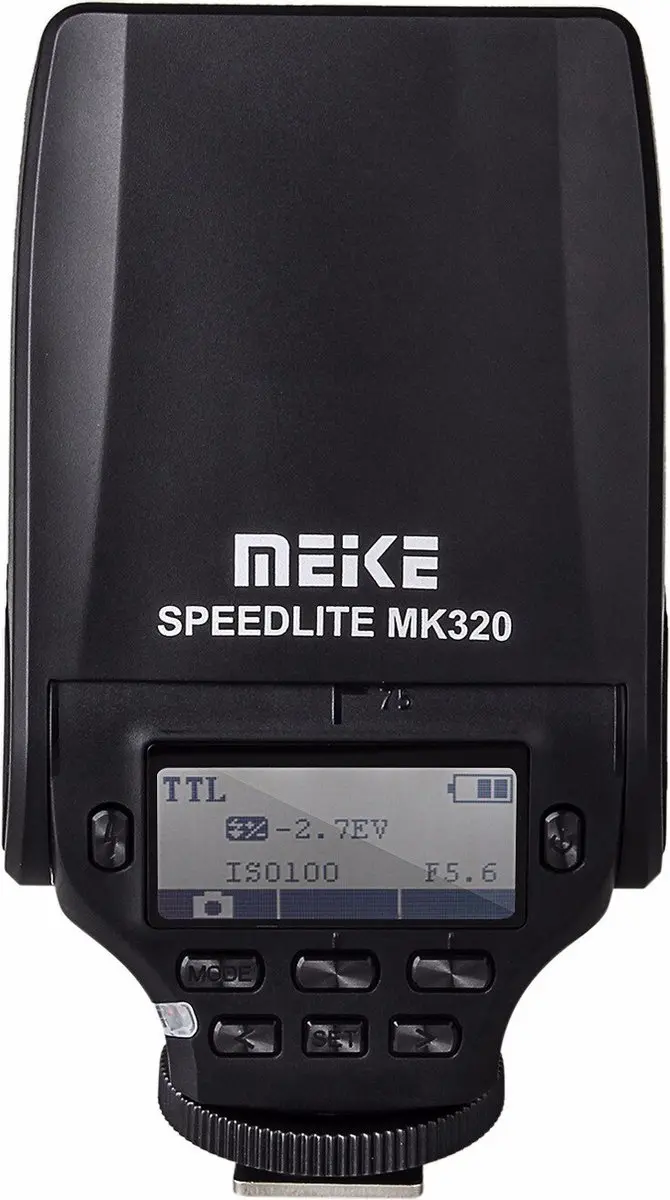 Meike MK-320 Speedlite Flitser - Canon - Zwart - afbeelding 6 van 6