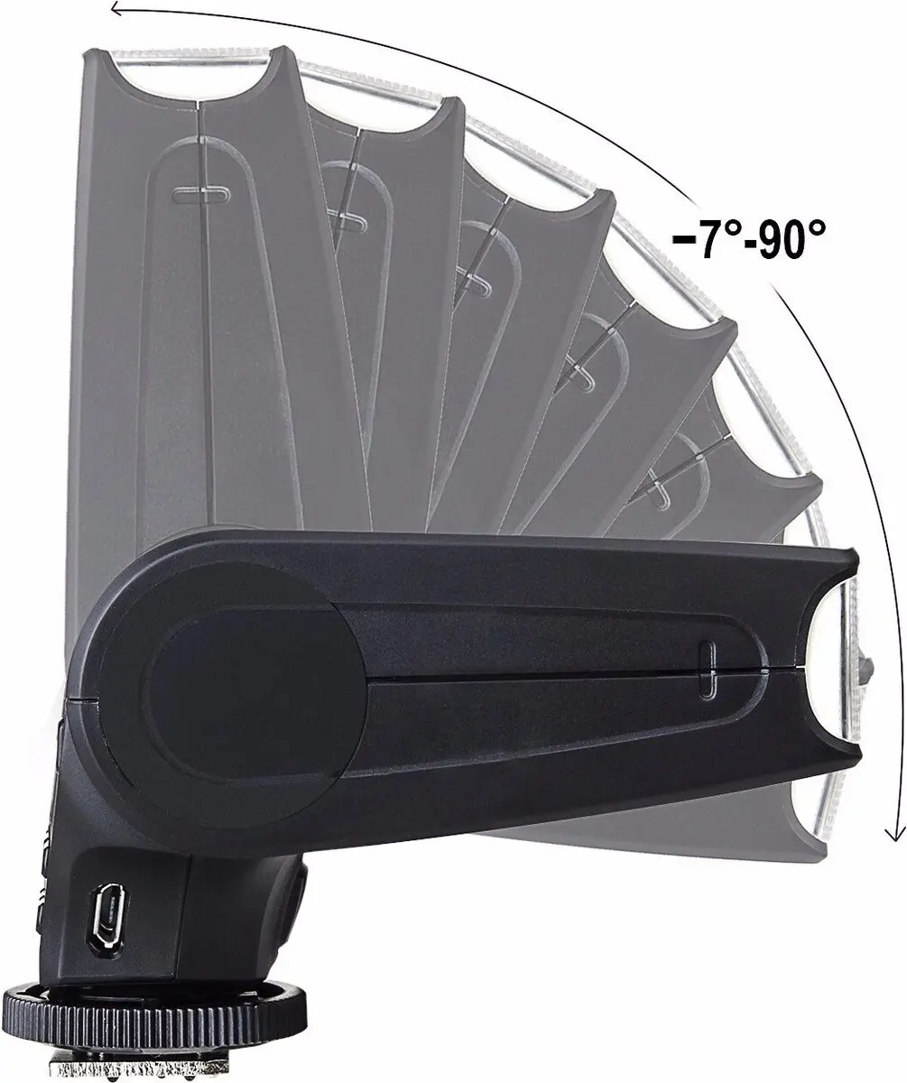 Meike MK-320 Speedlite Flitser - Canon - Zwart - afbeelding 3 van 6