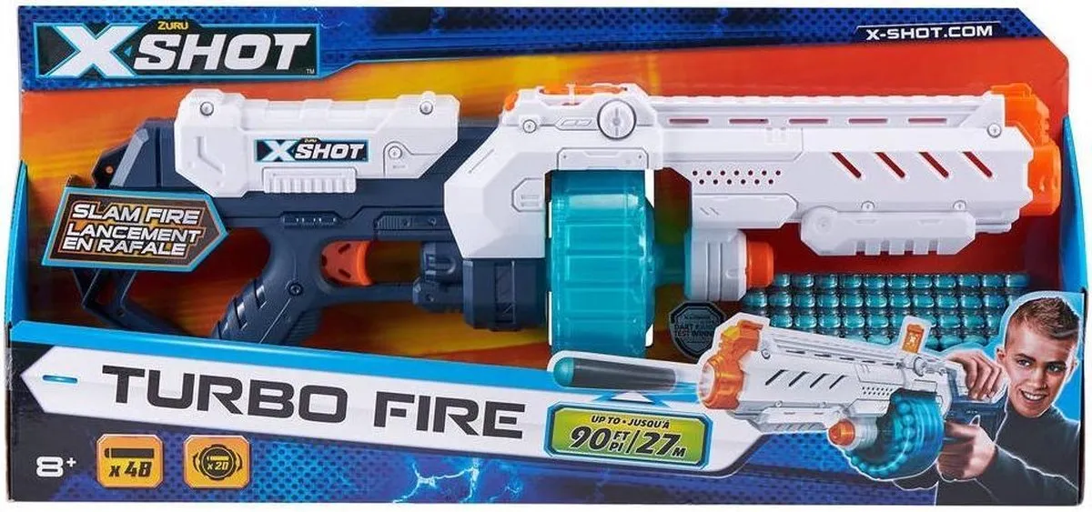 XSHOT X-Shot Turbo Fire Blaster - 48 Pijlen