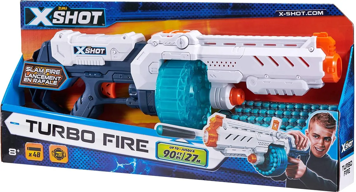 XSHOT X-Shot Turbo Fire Blaster - 48 Pijlen