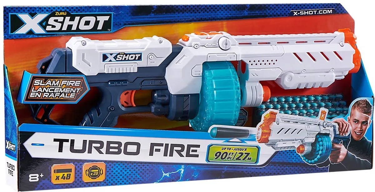 XSHOT X-Shot Turbo Fire Blaster - 48 Pijlen