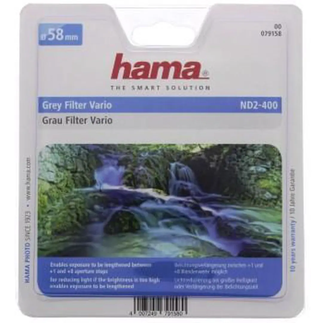 Hama Vario ND2-400 Grijsfilter 58mm - afbeelding 3 van 5