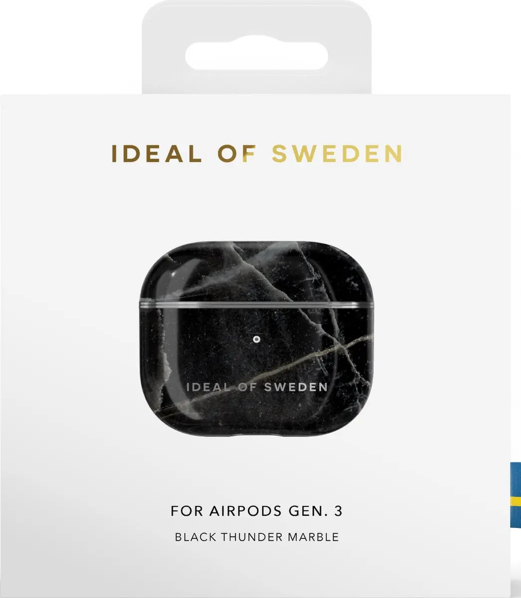 iDeal of Sweden AirPods Case Gen 3 Black Thunder Marble - IDFAPCAW21-G4-358