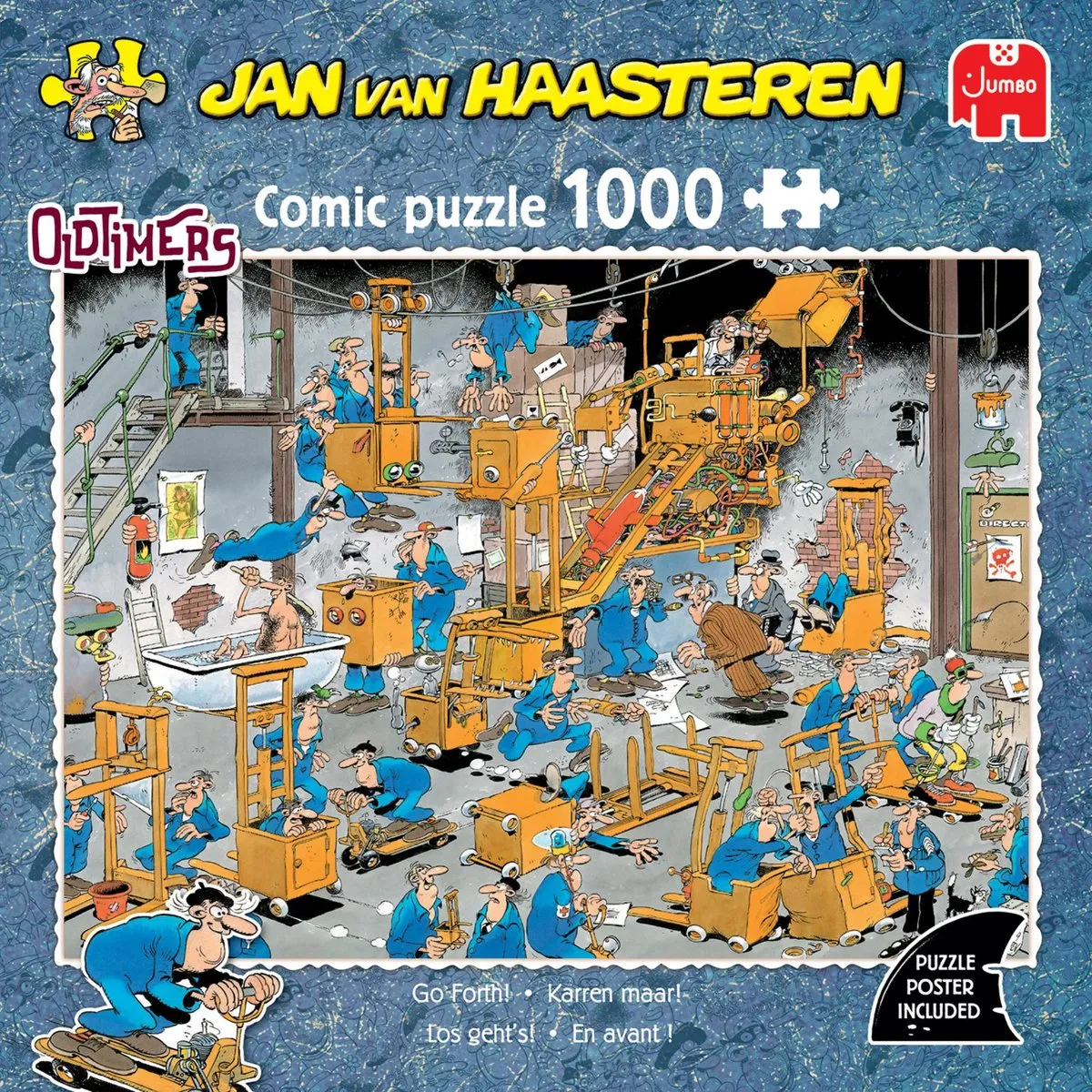 Jan van Haasteren - Oldtimers - Karren maar! - 1000 stukjes puzzel - Legpuzzel