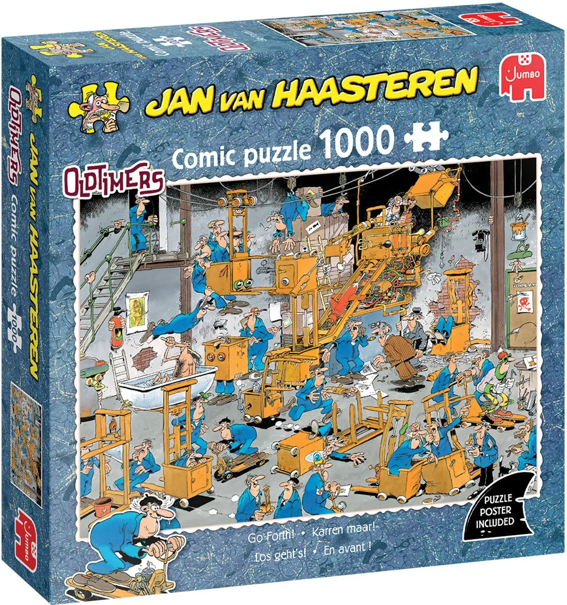 Jan van Haasteren - Oldtimers - Karren maar! - 1000 stukjes puzzel - Legpuzzel