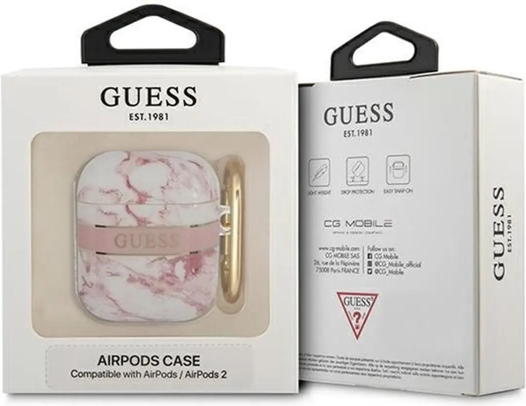 GUESS AirPods 2 Hoesje - Roze - 139353166