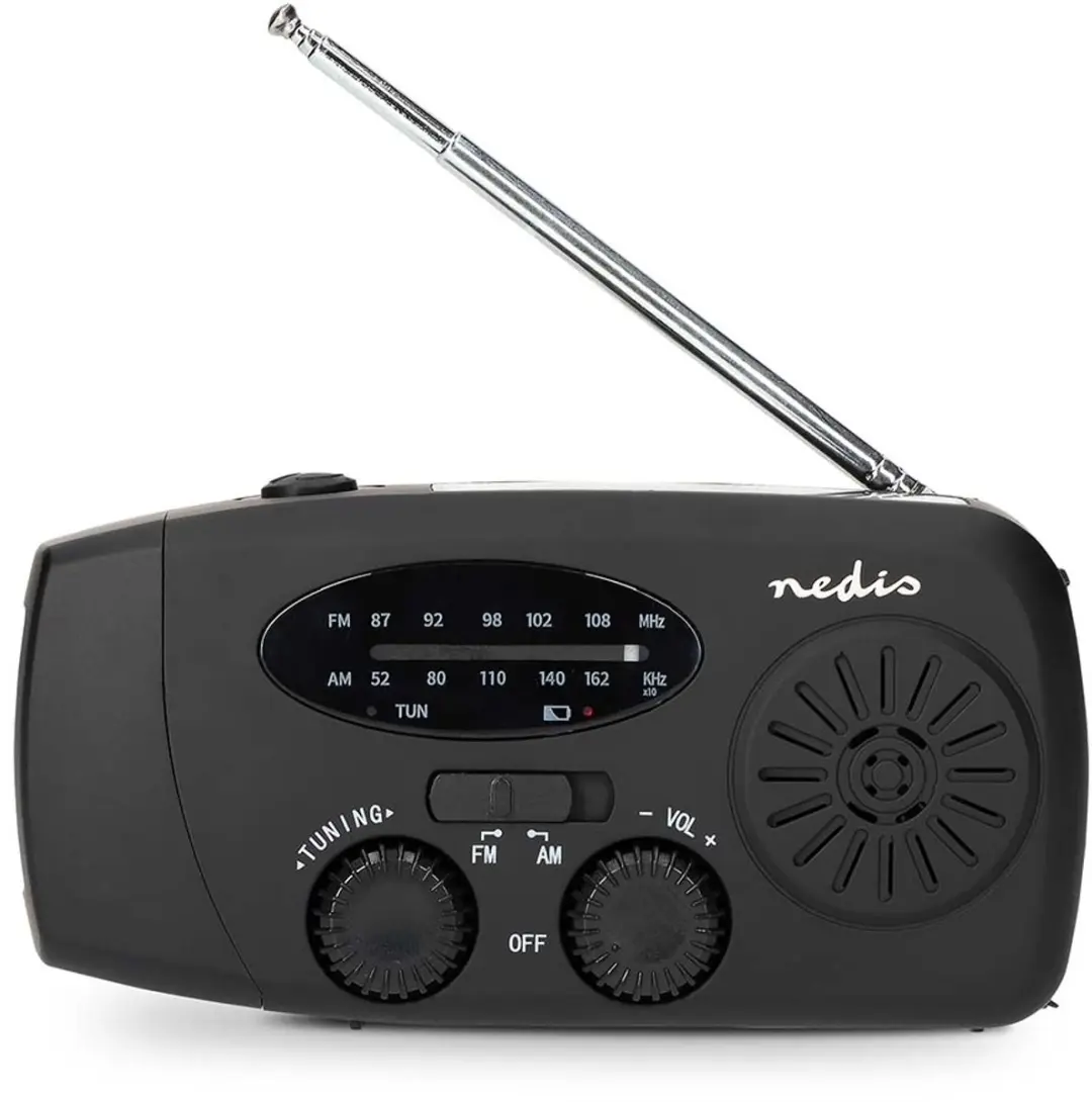 Nedis RDFMCR2000BK Noodradio - Zwart - afbeelding 4 van 6