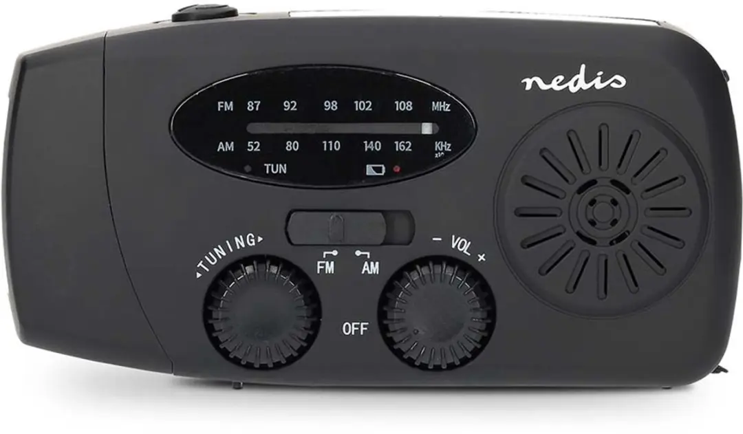 Nedis RDFMCR2000BK Noodradio