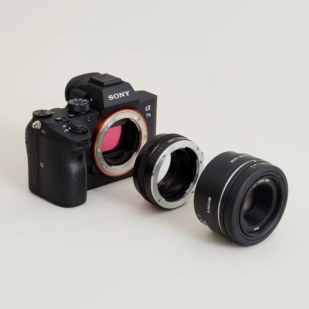 Urth D238831 Lens Mount Adapter - Sony A naar Sony E - Zwart