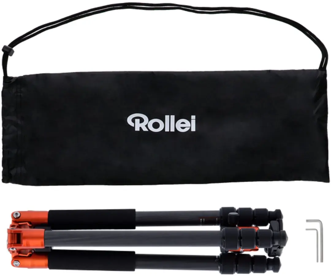 Rollei C5i Carbon Statief - 4 Secties - Oranje