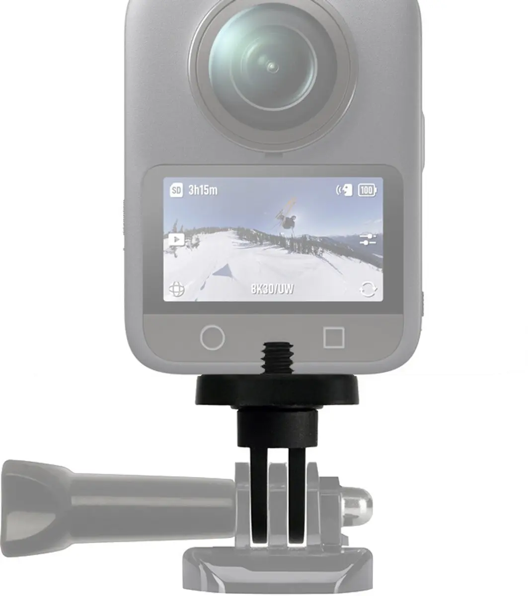 MOJOGEAR MG-P22 Schroefadapter GoPro - 1/4 inch - Zwart
