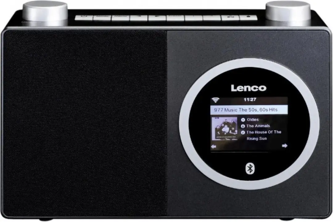 Lenco DIR-70BK Internetradio - 3W - Zwart-Zilver