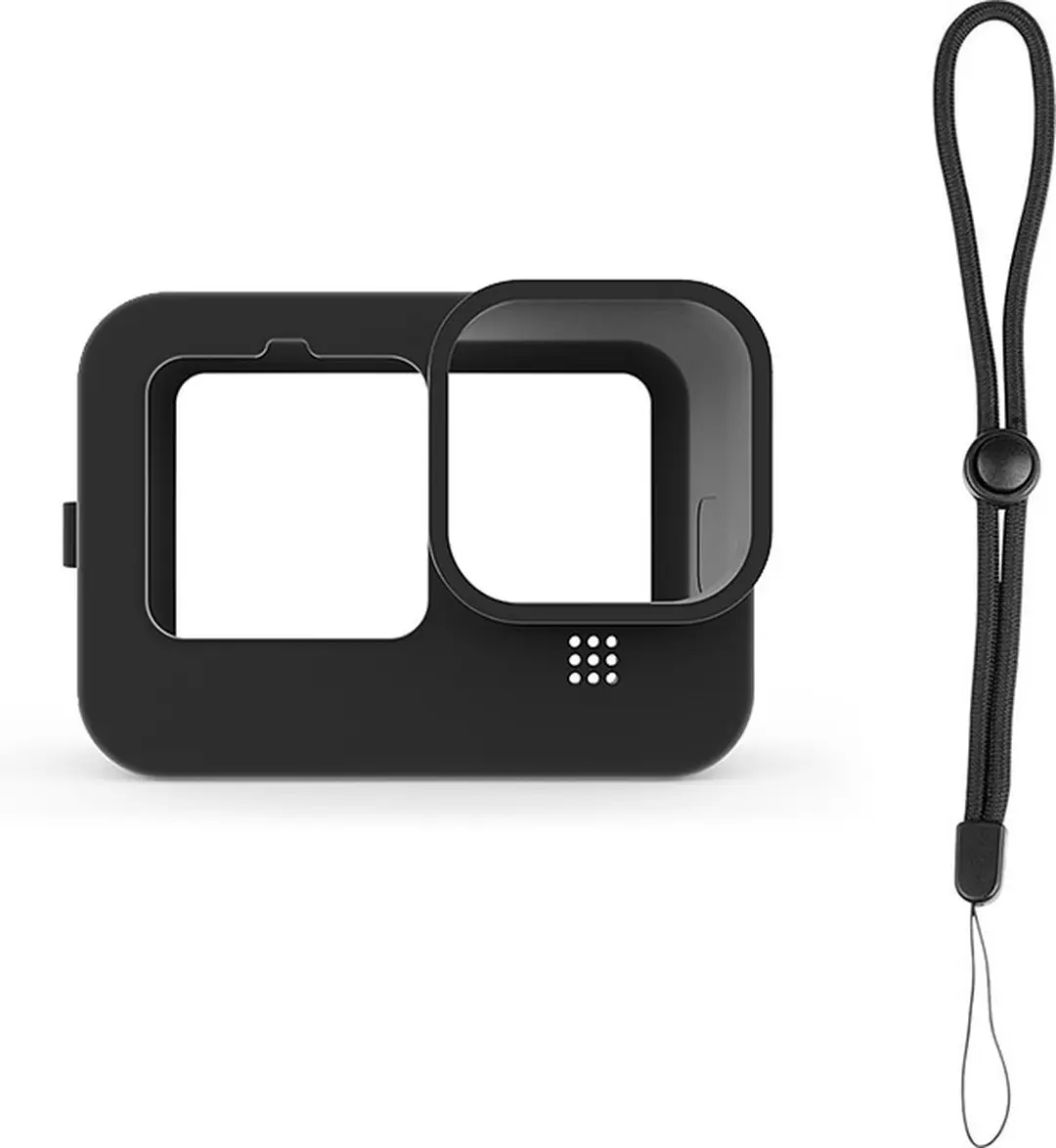 MOJOGEAR MG-97 Beschermset GoPro Hero 9/10/11/12 - 3x Screenprotector & Hoes - Zwart/Transparant
