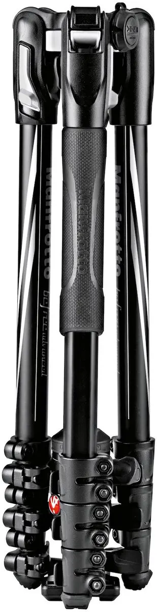 Manfrotto Befree Advanced MKBFRLA4BK-BH Statief - 4 Secties - Zwart