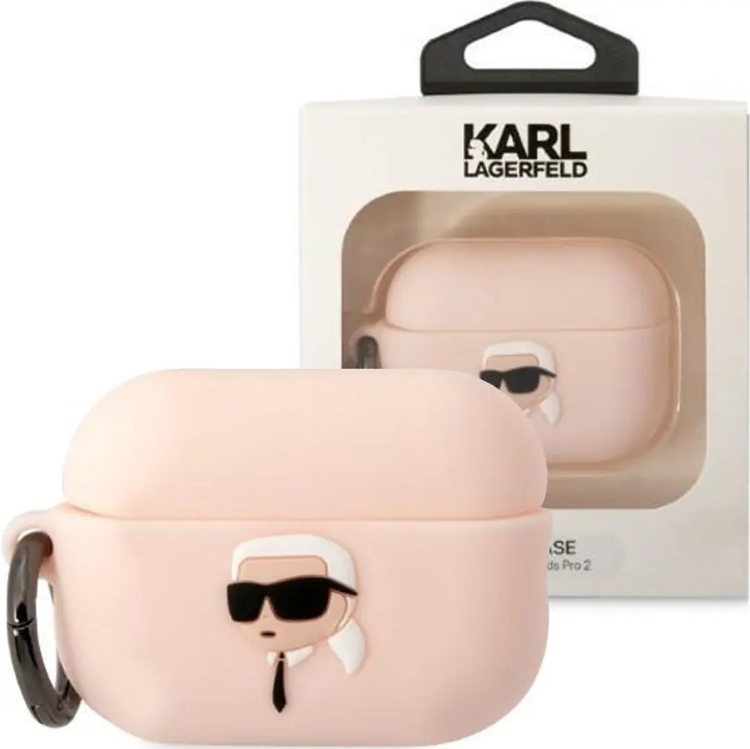 Karl Lagerfeld KLAP2RUNIKP Hoesje AirPods Pro 2 - Roze
