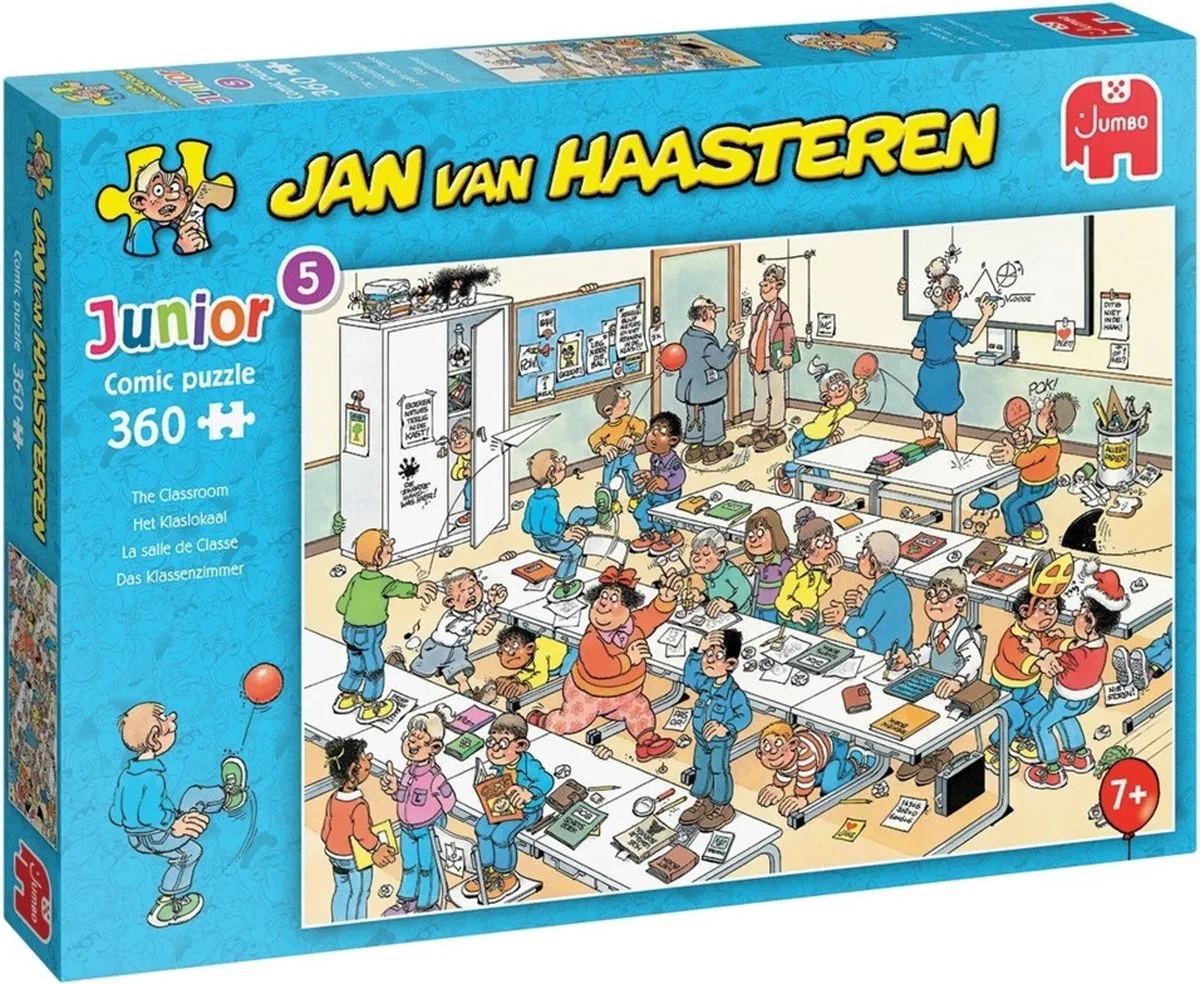 Jan van Haasteren Junior Het Klaslokaal Puzzel 360 Stuks