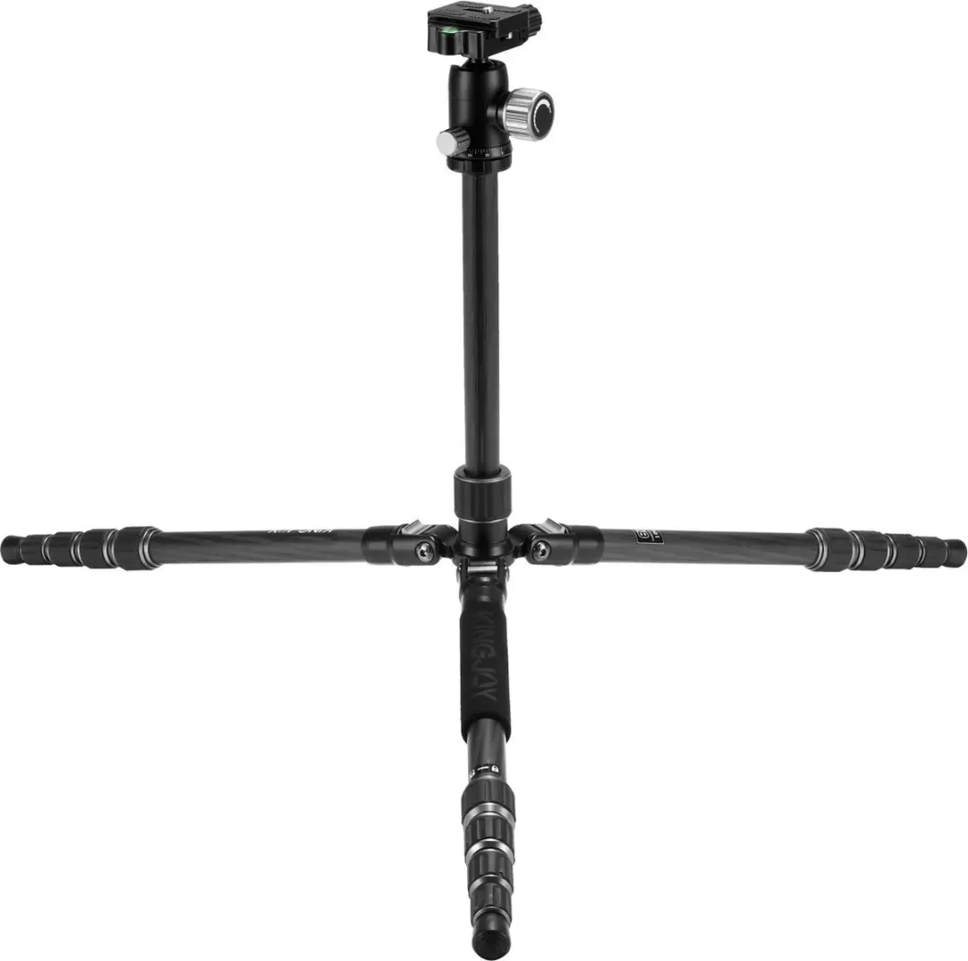 Kingjoy G22C+G00 Statief - 3 Secties - Zwart