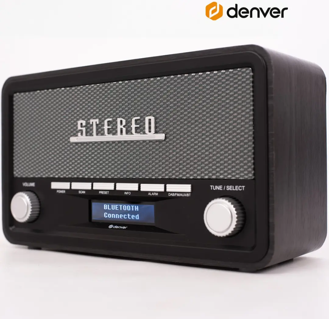 Denver DAB18DG DAB Radio - Donkergrijs - afbeelding 6 van 6