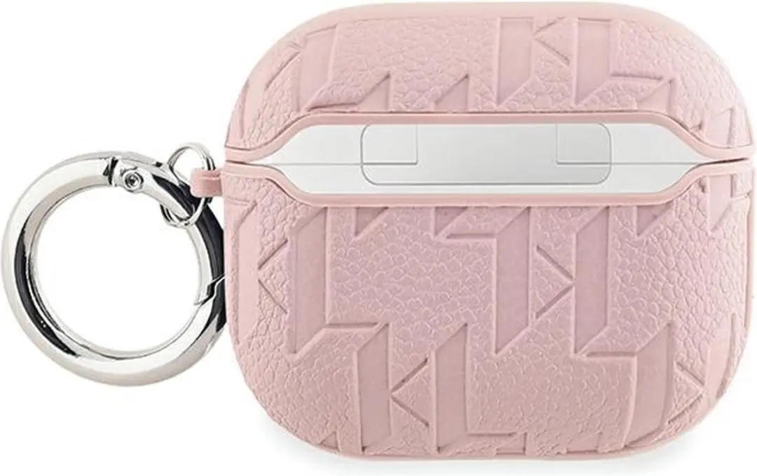 Karl Lagerfeld Monogram Karl & Choupette AirPods 3 Hoes - Roze