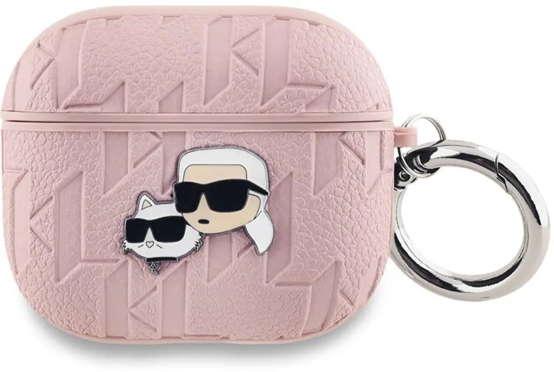 Karl Lagerfeld Monogram Karl & Choupette AirPods 3 Hoes