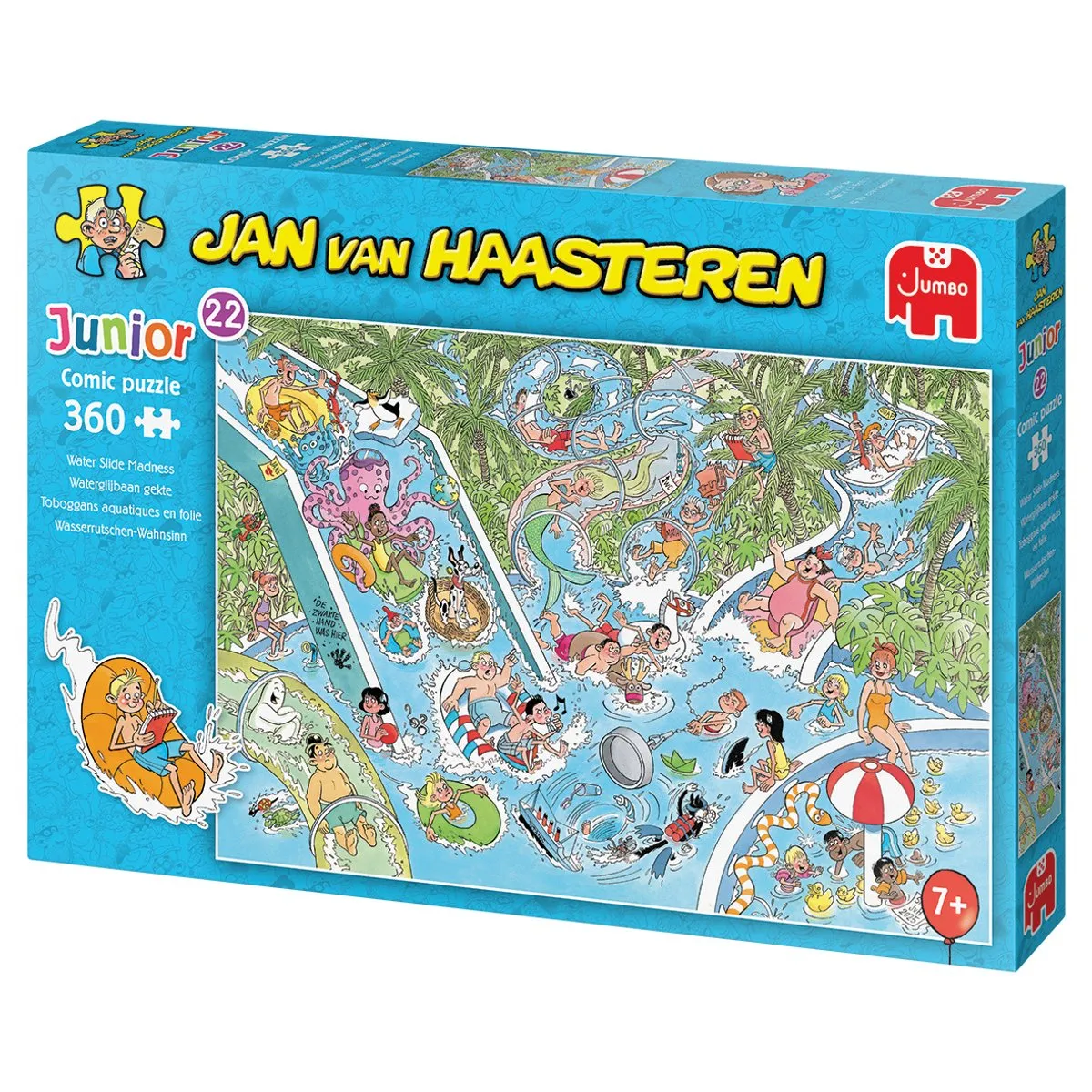 Jan van Haasteren Junior 22 Waterglijbaan 360 Stuks - Meerkleurig