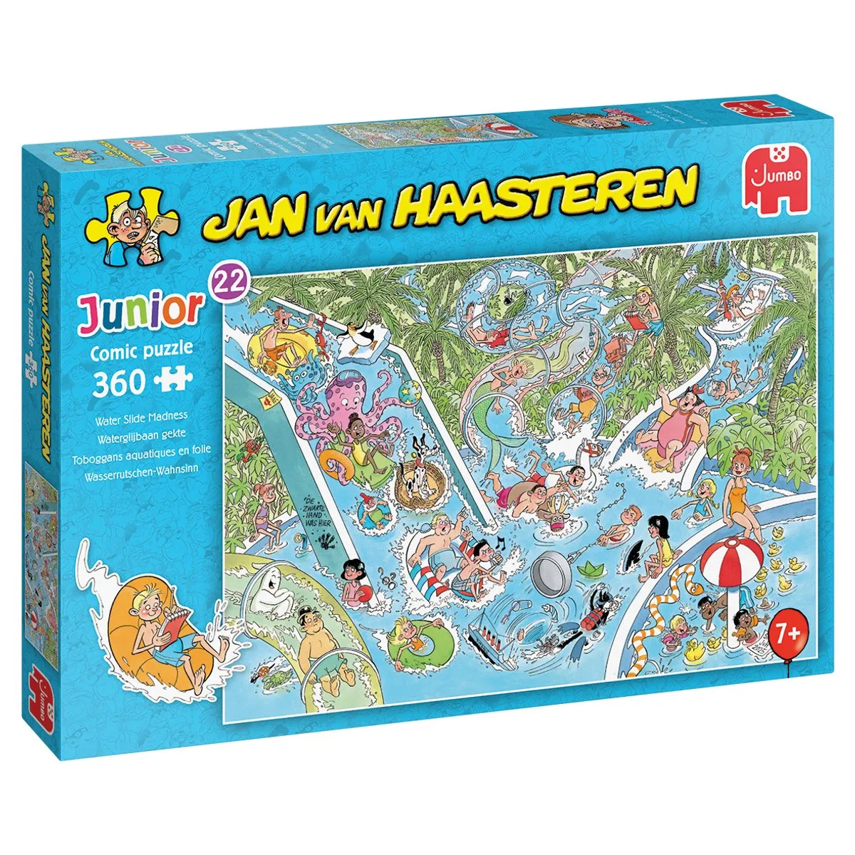 Jan van Haasteren Junior 22 Waterglijbaan 360 Stuks - Meerkleurig