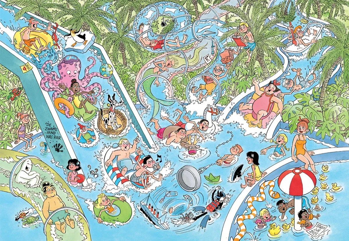 Jan van Haasteren Junior 22 Waterglijbaan 360 Stuks - Meerkleurig