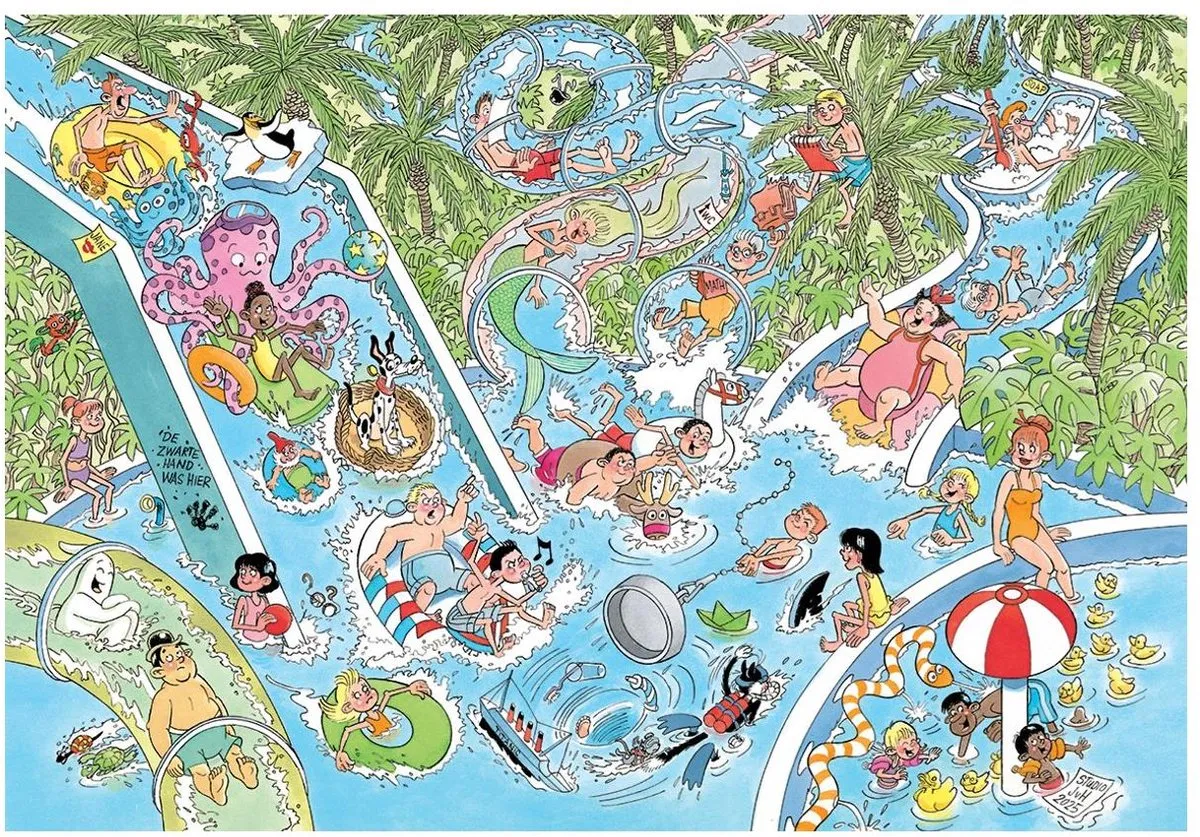 Jan van Haasteren Junior 22 Waterglijbaan 360 Stuks - Meerkleurig