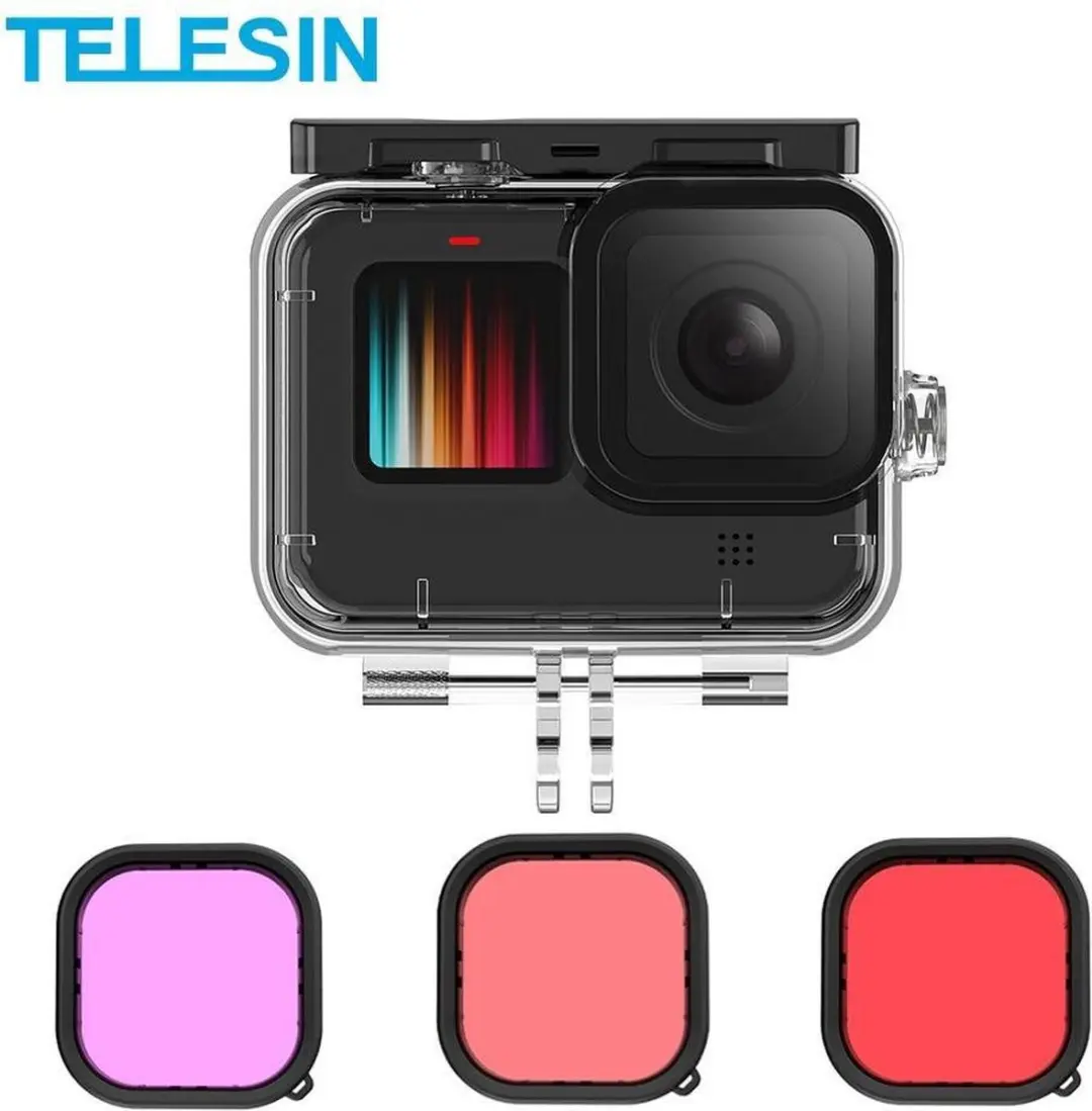 Telesin Waterdichte Housing 50M voor GoPro 9/10/11