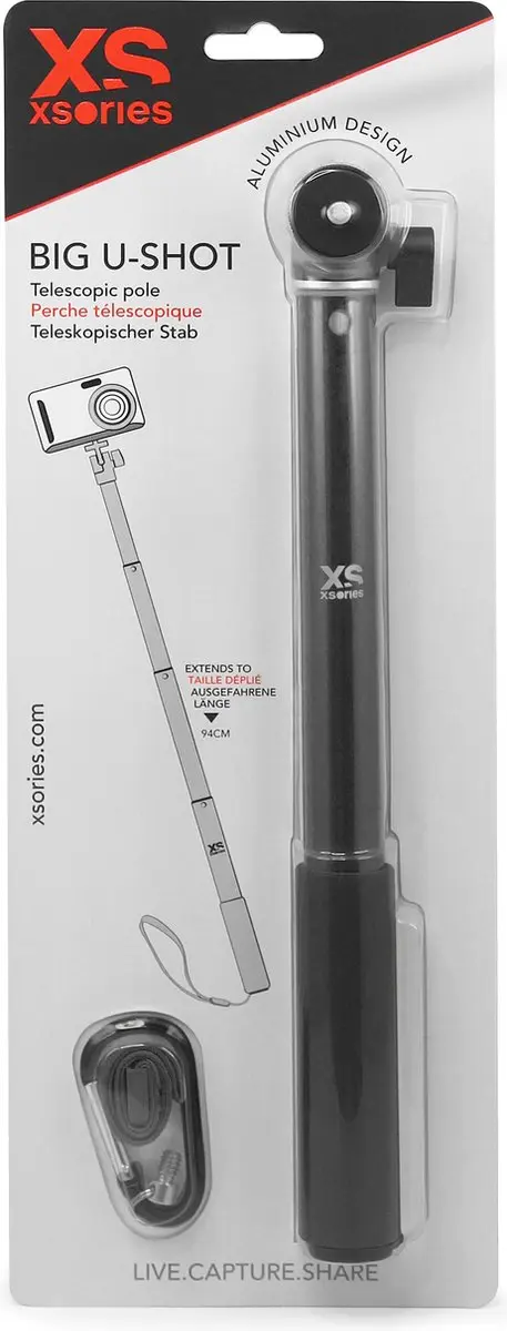 XSories Big U-Shot - Zwart 95cm