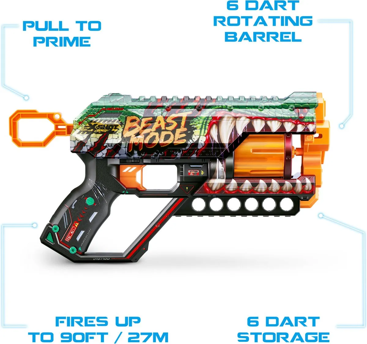 XSHOT ZURU X-Shot Skins Griefer - Bearst Out - 12 Darts - afbeelding 2 van 6