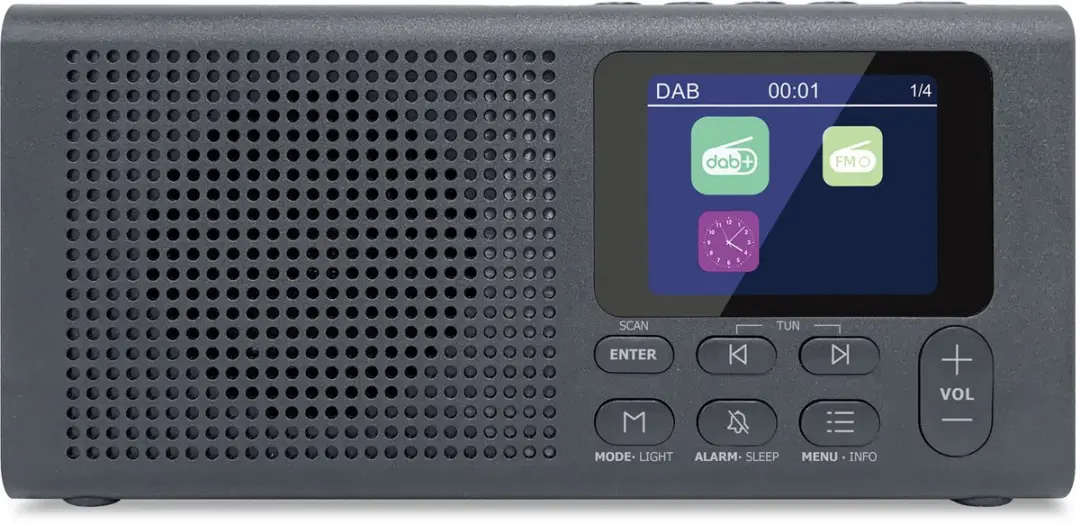 Caliber HPG318DAB Noodradio - DAB+ - Grijs - 2W