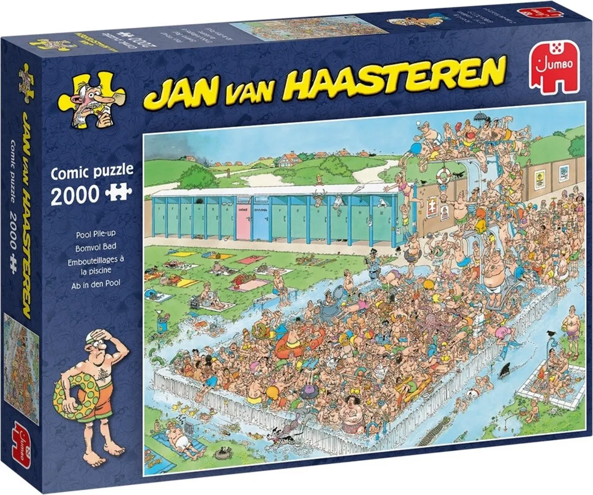 Jan van Haasteren Bomvol Bad Puzzel - 2000 Stuks - Meerkleurig