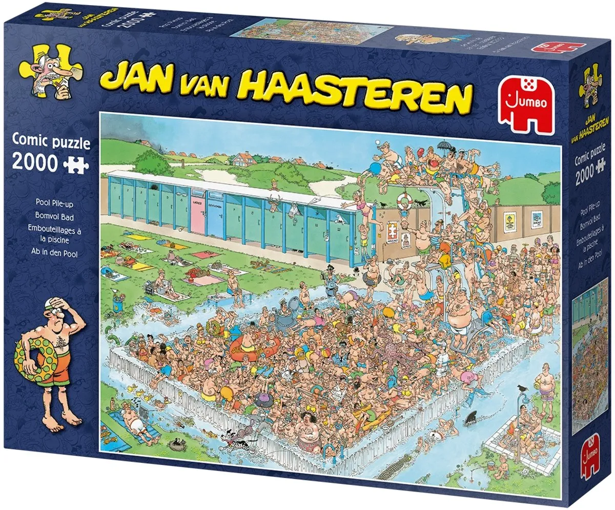 Jan van Haasteren Bomvol Bad Puzzel - 2000 Stuks - Meerkleurig