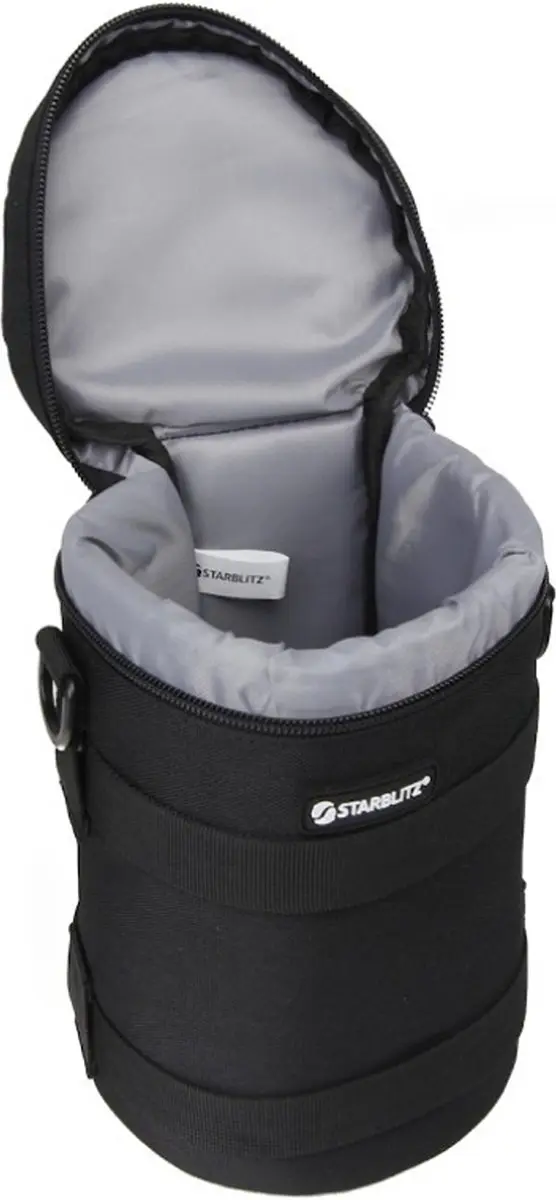 Starblitz Lenscase SKIN+190 Messenger Bag XL - 1 Lens - Zwart