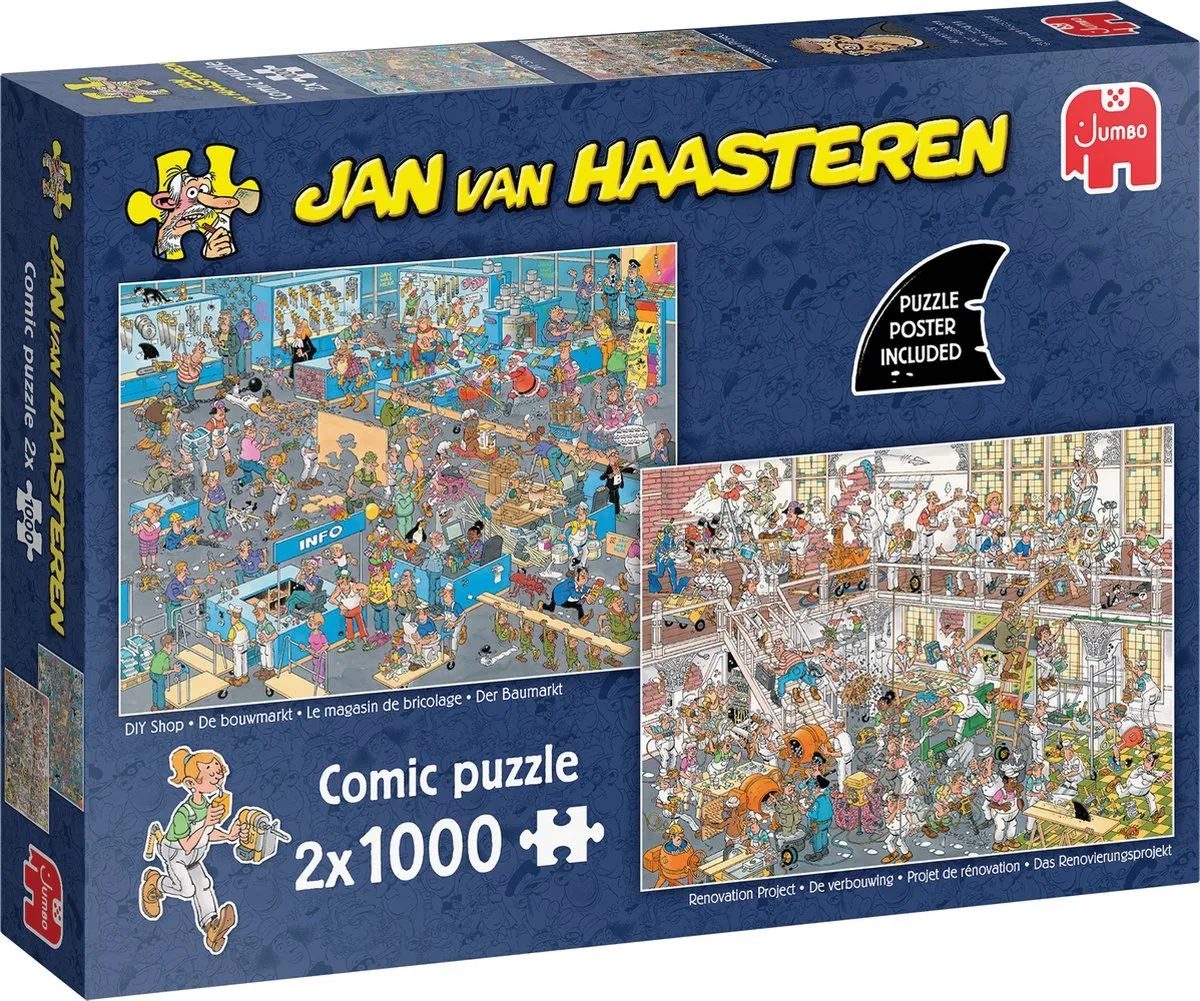 Jan van Haasteren De Verbouwing & Bouwmarkt Legpuzzel 1000 Stuks