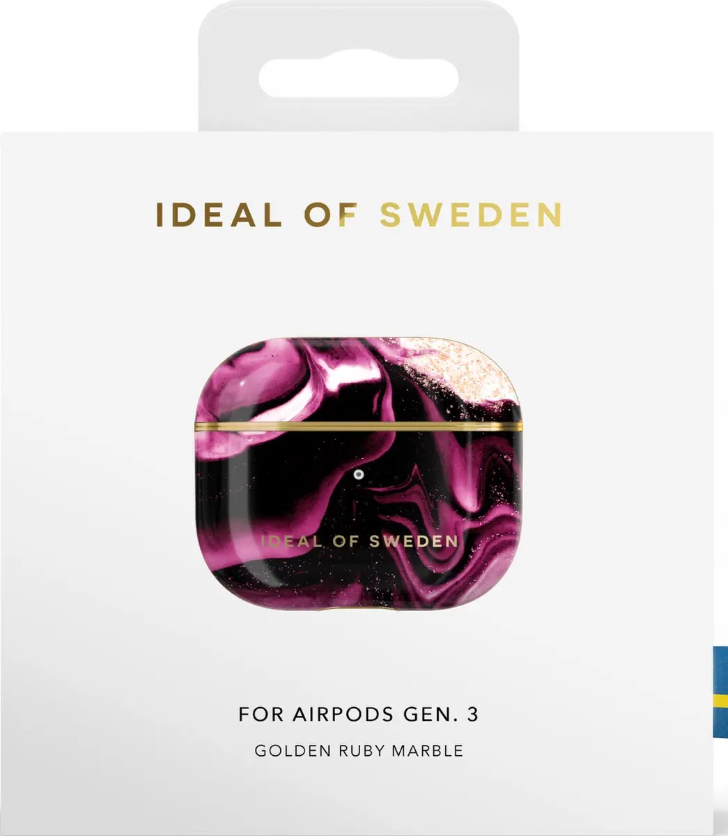 iDeal of Sweden AirPods Case Print Gen 3 IDFAPCAW21-G4-319 - Golden Ruby Marble