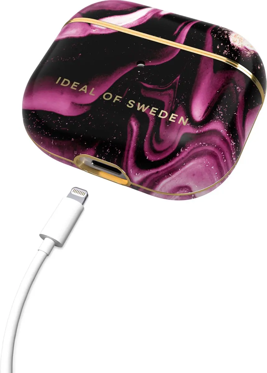 iDeal of Sweden AirPods Case Print Gen 3 IDFAPCAW21-G4-319 - Golden Ruby Marble