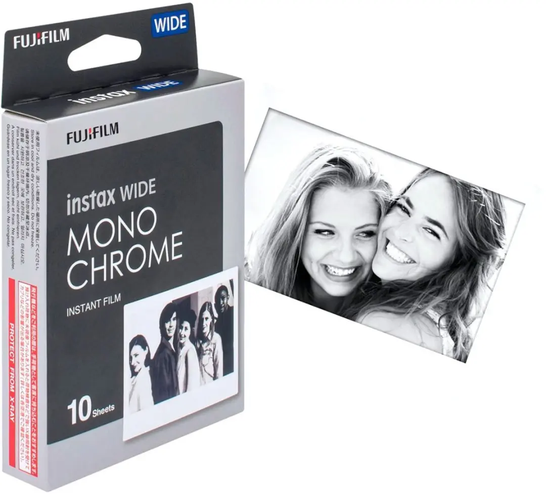 Fujifilm instax Wide Film Monochroom - 10 Stuks - Zwart - afbeelding 6 van 6