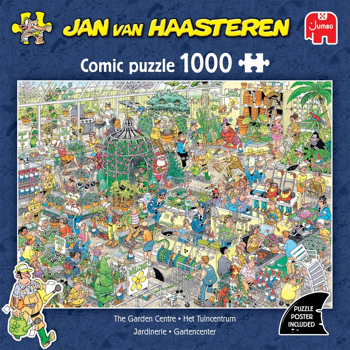 Jan van Haasteren Het Tuincentrum Legpuzzel 1000 Stuks - Meerkleurig